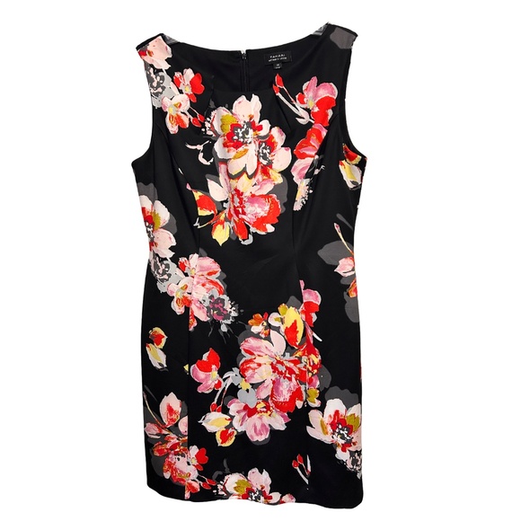 Tahari ASL Kathy Dress Sheath Sleeveless Floral Print NWT - Picture 9 of 13